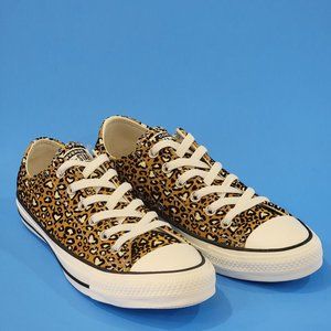 Converse CTAS Low Leopard Print Unisex Sneakers 166436C NWT